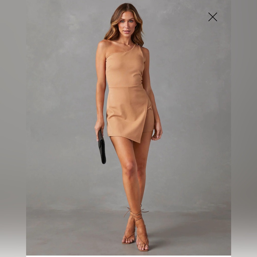 Drifting Away One Shoulder Romper